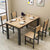 GUJIA Dining Chair Table And Chair Set Fillet Table Big Gear Snack Table Household Small Family