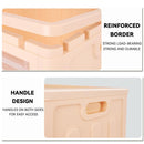 Stackable Storage Box Household Foldable Storage Cabinet Clothes Sorting Box Plastic Wardrobe Toy