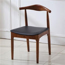 Solid Wood Horn Nordic Household Wooden Stool Backrest Chair Desk Log Dining Table Combination