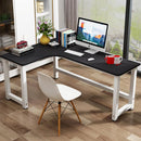 Computer table L-shaped desk space saving corner table solid wood writing desk study table