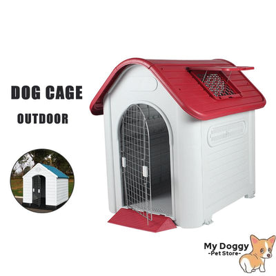 Outdoor Dog Cage Rain Proof Cat Outdoor Warm House Four Seasons General Dog Cage Waterproof Large