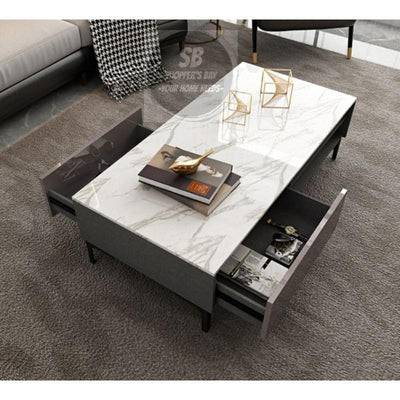 TV cabinet marble TV console coffee table side cabinet