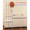 Cabinet Household Door Simple Modern Entrance Hall Hanging Coat Rack Large Capacity Partition Shoe