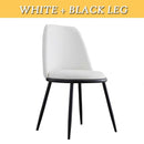 DF Nordic Dining Chair Gold Dining Chair Leather Leisure Chair Hotel Chair