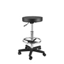 Bar High Stool Chair Liftable Beauty Salon Laboratory Chair PU surface metal bracket Rotating Roller