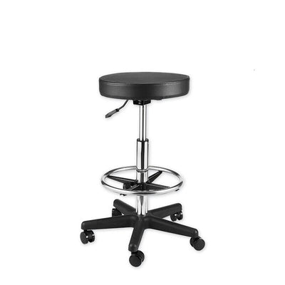 Bar High Stool Chair Liftable Beauty Salon Laboratory Chair PU surface metal bracket Rotating Roller