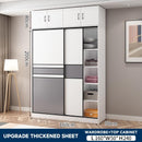 Wardrobe Sliding Door 2/3 Door Sliding Wardrobe Home Bedroom Modern Minimalist Sliding Door Wardrobe