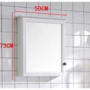 Nordic Bathroom Mirror Cabinet With Storage Solid Wood Mirror Waterproof Storage Cabinet Wash Basin