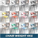 Dining Chair Stackable Chair Simple Horn Chair Thickened With Backrest Plastic Chair Home Dining