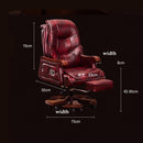 Special Offer Office Chair Leather Computer Chair Cowhide Swivel Boss Large Chair 7 Massage Spots