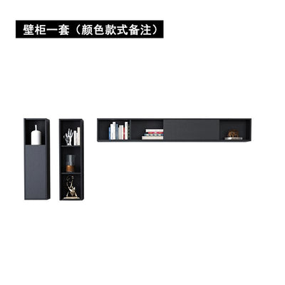 【YUEHUA】tv cabinet black and white simple modern living room small family-sized coffee table tv