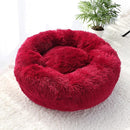 Byto Dog Bed Cat Bed Round Kennel House Long Plush Pets Beds For Medium Large Dogs Cats