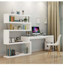 Computer Desktop Home Desk Bookshelf Combination Office Bedroom Writing Student Modern Simple