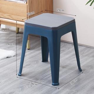 【Buy 3 Get 1 Free】3 Stools Plastic Chair | Dining Chair/Dining Stool Set Of | Stackable Chair |