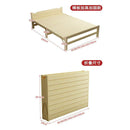 Free Mattress Solid Wooden Foldable Bed Single Bed Frame 1.2m Household Simple Double Solid Wood