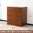 (No Need To Install) Solid Wood Storage Cabinet Modern Simple Chest Of Drawers American Bedroom