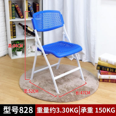 Foldable Chair Family Dining Chair Student Dormitory Armchair Simple Conference Stool Portable