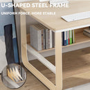 Simple Study Table Easy To Install Study Table With Bookshelf Small Office Table