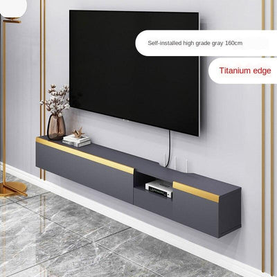 Light Luxury Internet Celebrity Wall-mounted Tv Ultra-thin Simple Post-modern Living Room Wall 2 m