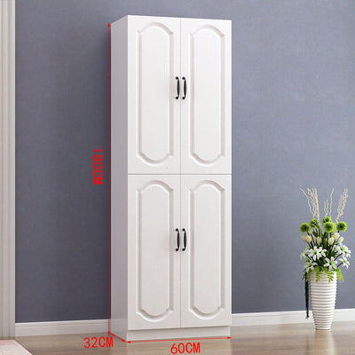 European Style Shoe Cabinet Multi Storey Large Capacity Storage Cabinet Wooden Household Balcony