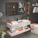 Zcm Modern Simple Bathroom Cabinet Combination Bathroom Set Bathroom Marble Wash Stand Wash Basin