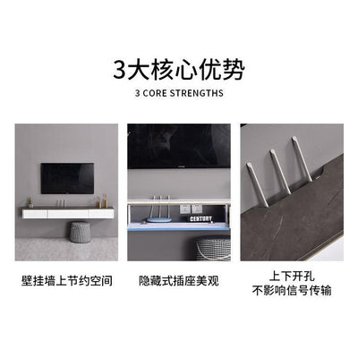 Modern Simple Tv Console Wall Mounted Tv Cabinet Light Luxury Tv Console Cabinet Wall Cabinet