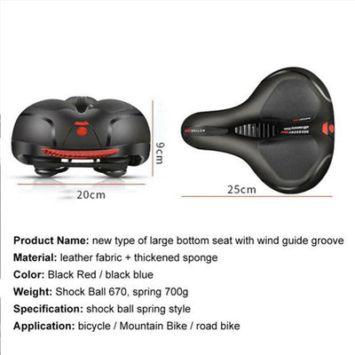 Bicycle Seat Breathable Reflective Bicycle Saddle Shock ball Bike Seat Saddle Bicycle Accessories