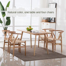 Syezyo Nordic y Dining Leisure Solid Wood Stool Back Modern Simple Creative Chair