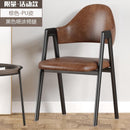 APOLLO Simple Nordic Dining Chair With Golden Legs,Upholstered Dinning Chair With Armrest, Home