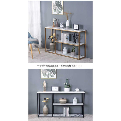 Minhe Furniture Northern Europe Marble Hall Hallway Cabinet Modern Simple Floor-mounted Storage Rack