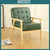Solid Wood Armchair Fabric Single Sofa Chair Cafe Lounge Chair Double Bedroom Small Sofa