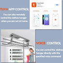 [SG LOCAL] Automated Laundry Rack Tuya-app Control Ceiling Clothes Drying Rack 5 Years Warranty