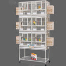 RUNPET Large Bird Cage Parrot Breeding Cage Large Space Birdcage