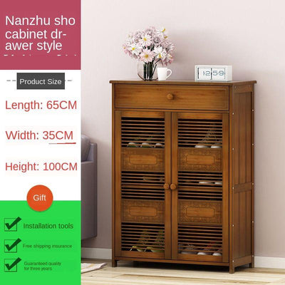 Drawer Shoe Cabinet Simple Modern Hall Cabinet Multi-functional Living Room Shoes Storage Cabinet