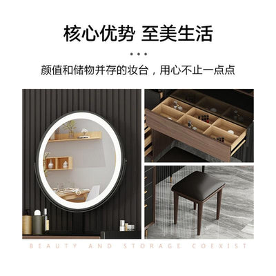 Modern Chinese Dressing Table Bedroom Simple Small Apartment Dressing Table Integrated Storage