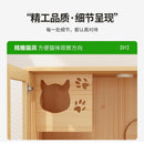 HERON Cat Cage Villa Solid Wood Luxury Home Cat Cabinet General Breeding Room Pet Room