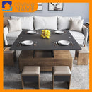 Multifunctional Tea Table and Small Family Contracted Nordic Style Living Room Home Creative Folding