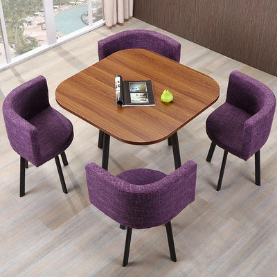 Nordic Simple Table Chair Combination Reception Table Conference Room Office Leisure Small Round