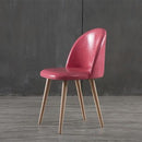 PU/Flannel/Fabric Dining Chair Net Red Chair Home Makeup Chair Bedroom Leisure Chair Nail Art Stool