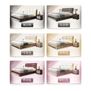 Yichang Leather Bed Frame With Storage Modern Simple Single Bed Frame 1.8m /1.5m Three Drawer