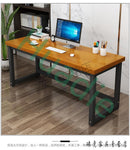 Electronic Sports Learning Strip Solid Wood Computer Simple Modern Iron Work Household Desk