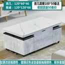 Y&U Foldable Coffee Table Marble Blister Folding Tempered Glass Side Table Household Dining Table