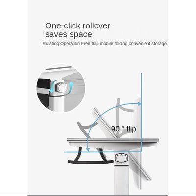 (MUWU) Folding Conference Table Training Table Movable Splicing Office Table Mechanism Conference