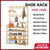 Shoe rack light luxury multi-layer shoe cabinet metal shoe rack multi-functional two-in-one coat