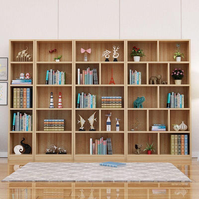 Book Shelf Home Combination Bookshelf Office Wooden Filing Cabinet