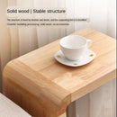 Syezyo Side Table Solid Wood U-shaped Bedside Table C- Shaped Tatami Storage Rack Small-sized Corner