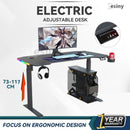 Desiny Height Adjustable Table RGB Gaming Table Standing Desk Computer Table Home Living Furniture