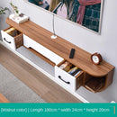 Cabinet Narrow Tv Solid Wall-mounted Wood Simple Modern Hanging Wall Bedroom Small Apartment Nordic