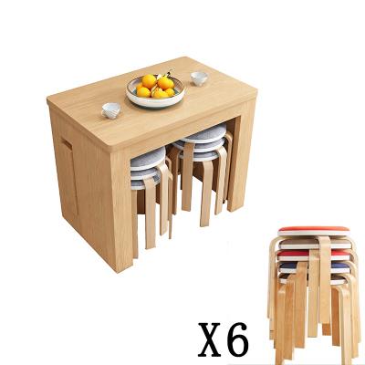 Telescopic Folding Multi-functional Household Small Apartment Invisible Shrinkable Space-saving