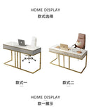 Anershu Nordic Marble Desk Luxury Desk Single Computer Desk Simple Modern Writing Desk Negotiation